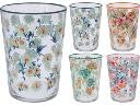 Flower Power Glasses 4 Assorted