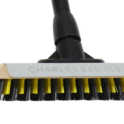Bulldozer Deck Scrub Brush and Handle