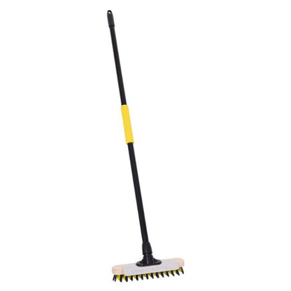 Bulldozer Deck Scrub Brush and Handle