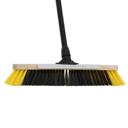 Bulldozer 18" Soft Dual Broom with Scraper and Handle