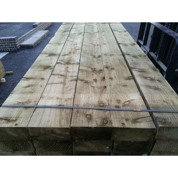 Green Treated Sleeper Softwood