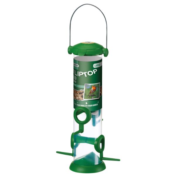 Gardman Large Flip Top Seed Feeder