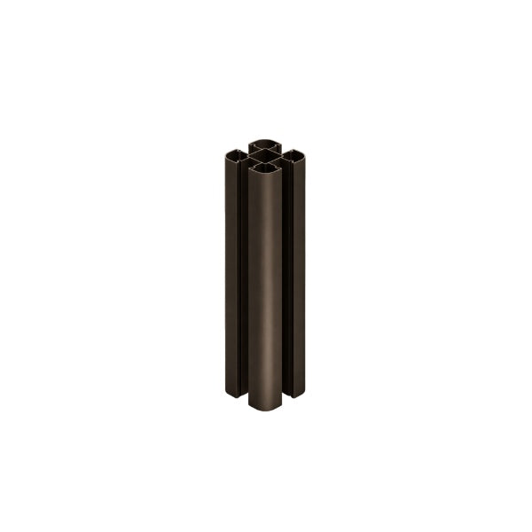 Guardian Aluminium Fence Post Brown 6ft