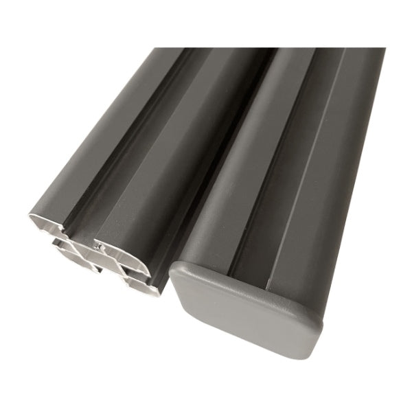 Guardian Aluminium Fence Post Grey 6ft