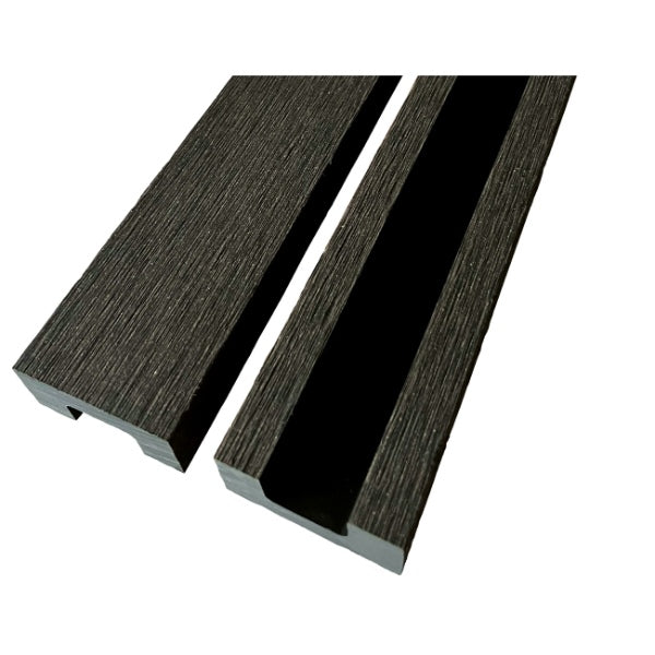 Guardian Fence Composite Trim Charcoal Pk(2) (used for existing fencing system)
