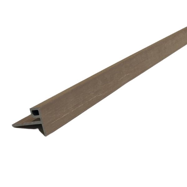 Guardian Castellated Cladding Brown F Trim (2.9m)