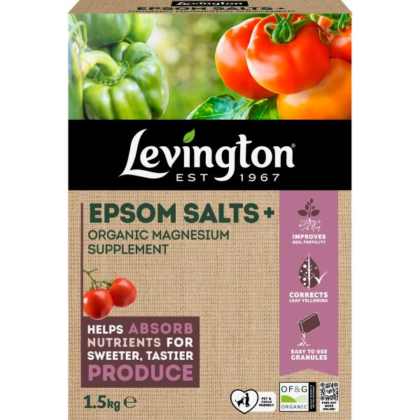 Levington Organic Magnesium Epsom Salts 1.5kg