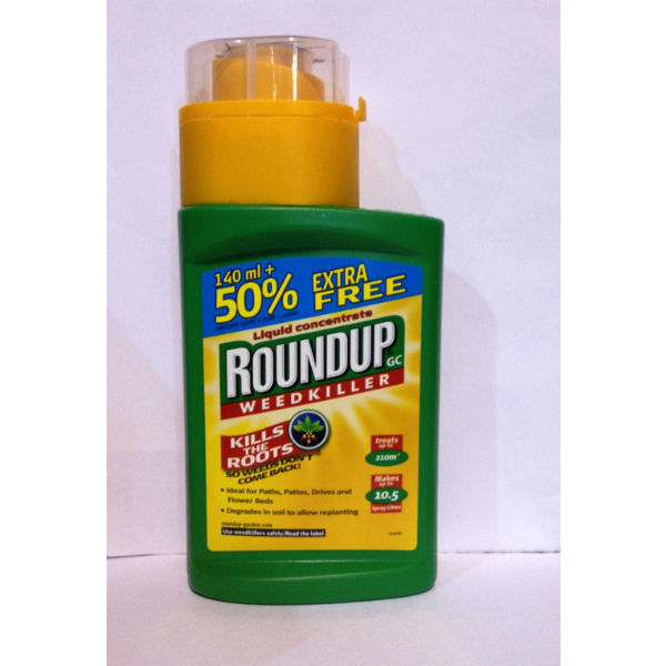 Roundup Gc Weedkiller + 40% Extra Free 140Ml