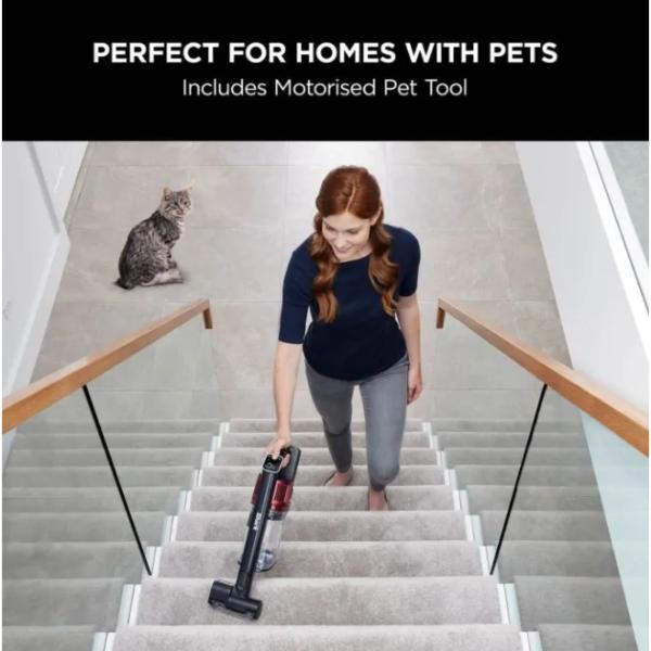 Shark Cordless Stick Vacuum with Anti Hair Wrap and PowerFins Pet Model Single Battery IZ300UKT