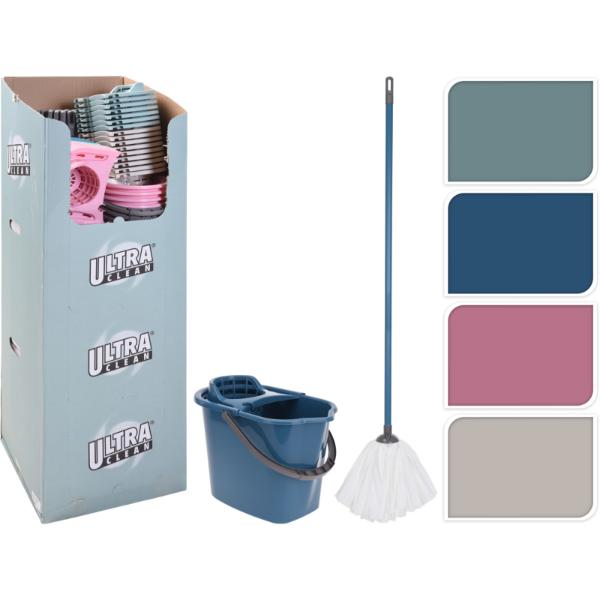 10L Mop Set 4 Assorted Colours