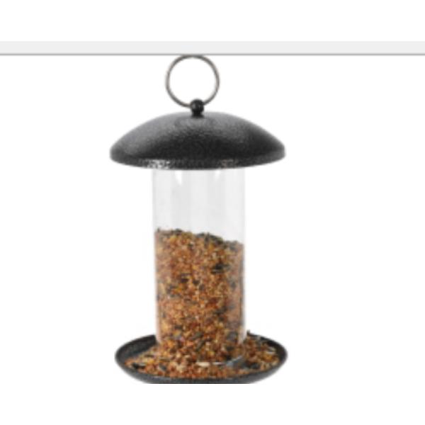 Birdfeeder With Marbled Metal Tube