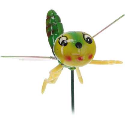Butterfly Dragonfly And Bee Assotred Garden Decoration On Metal Stick 3 Assorted