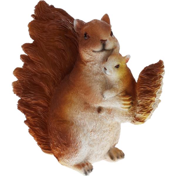 Squirrel Poylstone Outdoor Decoration 16X7.5X14.5cm 3 Assorted Designs