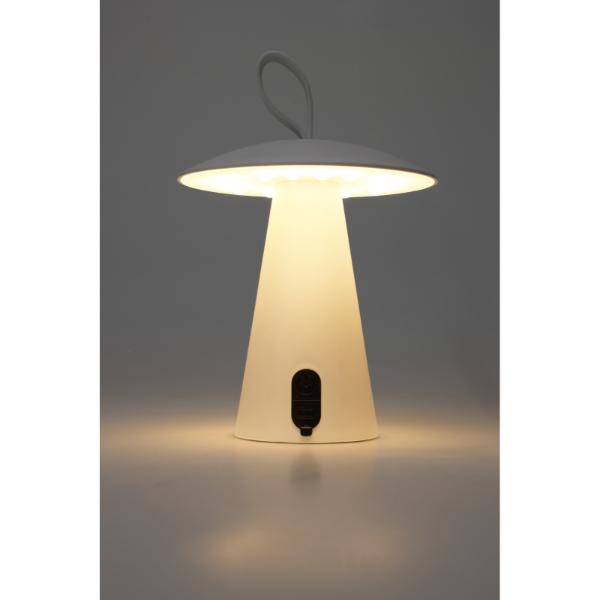 Decorative White Rechargeable Outdoor Table Lamp