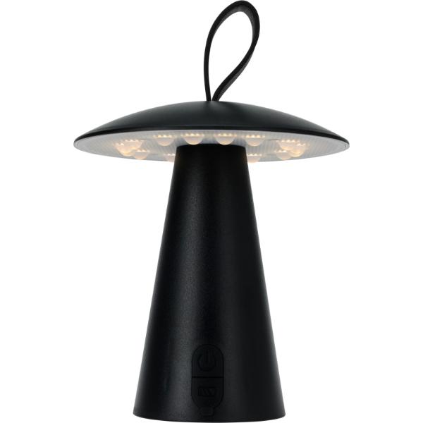 Decorative Black Rechargeable Outdoor Table Lamp