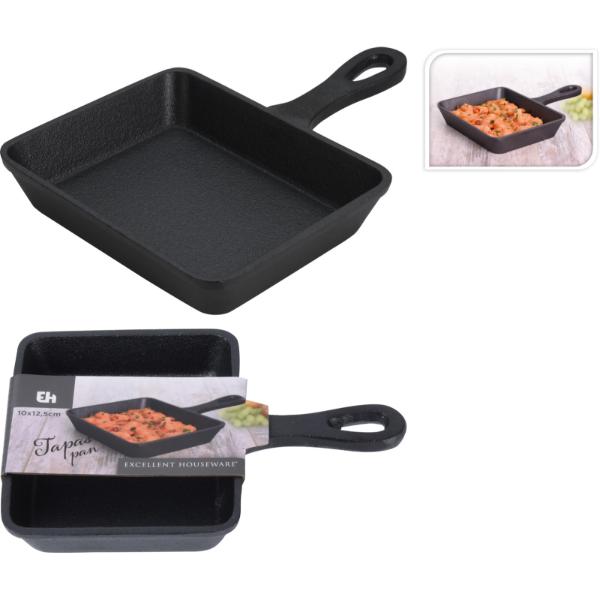 Cast Iron Rectangular Tapas Dish 18x12.5x3cm