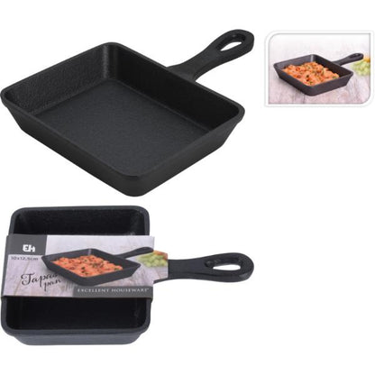 Cast Iron Rectangular Tapas Dish 18x12.5x3cm