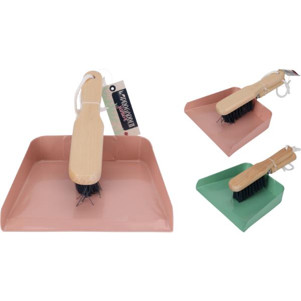 Childrens Dustpan And Brush In 2 Assorted Colours