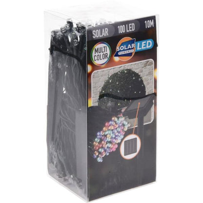 100 Bulb Solar LED Garden String Lights Multi Colour