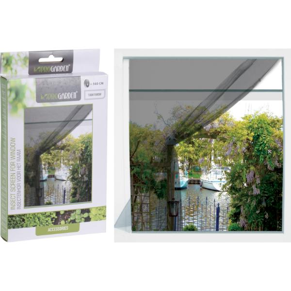 Black Polyester Window Mosquito Net 130X150cm