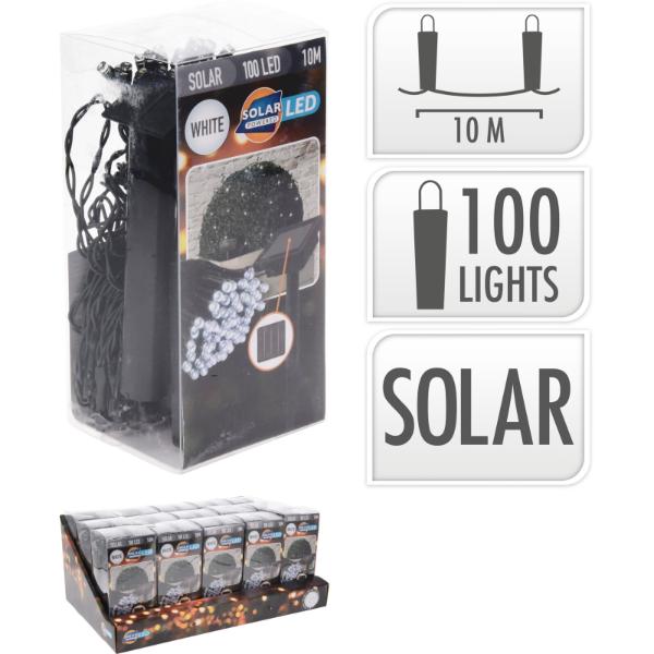 Progarden Solar Led Light Chain 100 Pieces - Multi Coloured