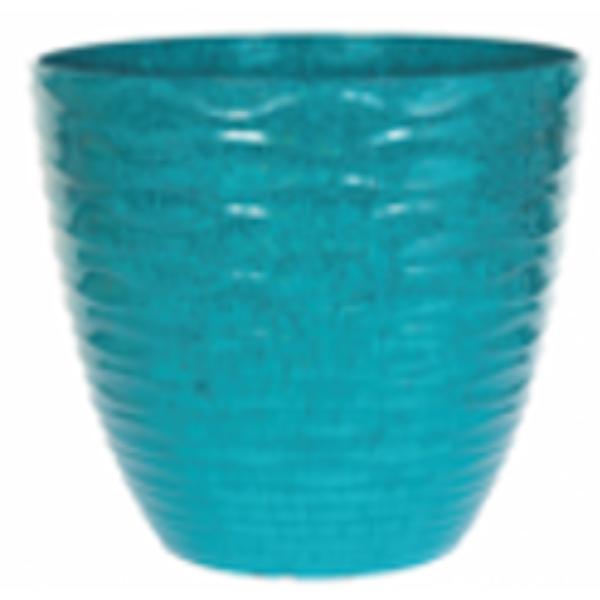 Plant Avenue Windermere Glazed Planter Teal 33cm