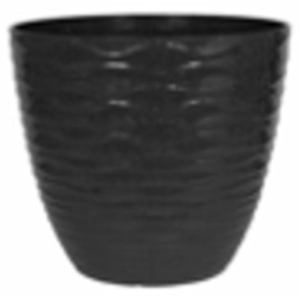 Plant Avenue Windermere Glazed Planter Charcoal 33cm