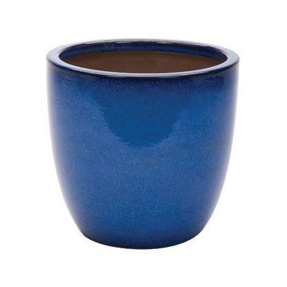Apta Cambridge Glazed Egg pot 34cm (Blue/Black/Green/Red)