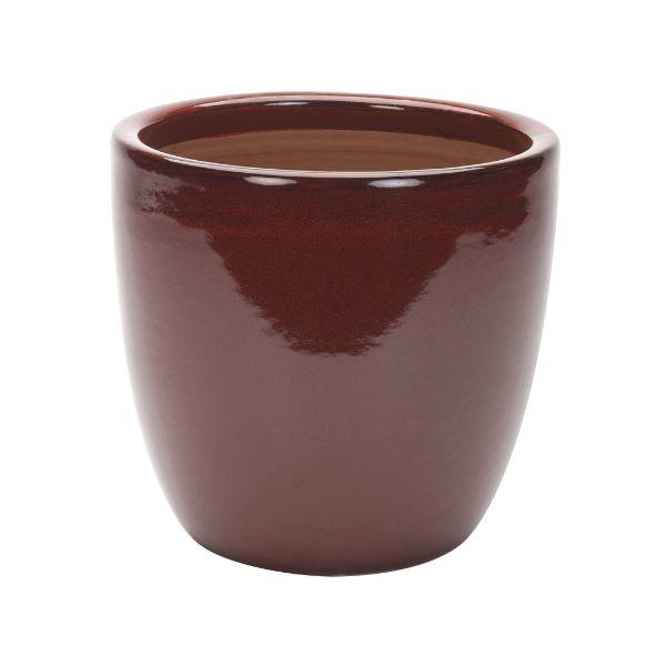 Apta Cambridge Glazed Egg pot 41cm (Blue/Black/Green/Red)