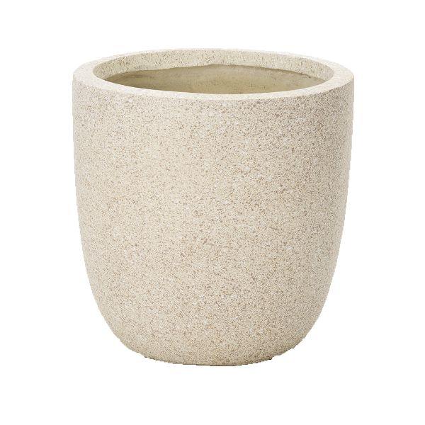 Apta Granito Egg Pot 25cm (Black, Grey,Beige)