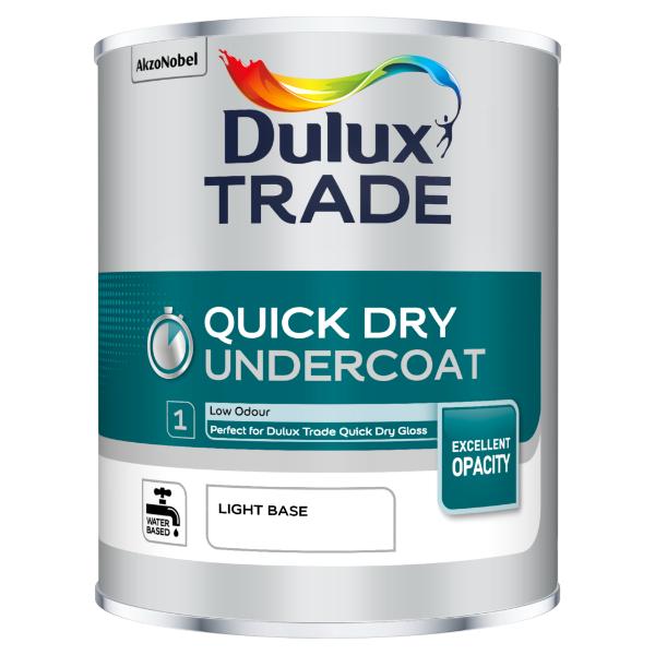 Dulux Trade Quick Dry Undercoat Light Base 1L