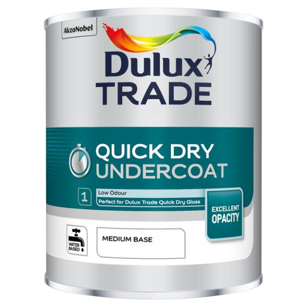 Dulux Trade Quick Dry Undercoat Medium Base 1L