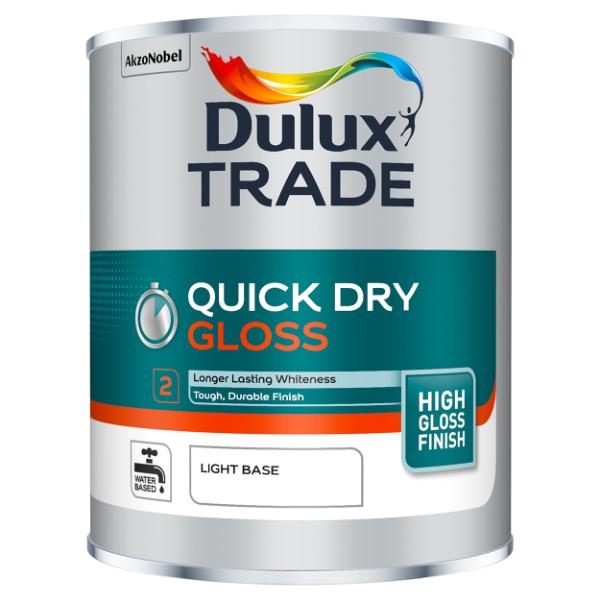 Dulux Trade Quick Dry Gloss Light Base 1L