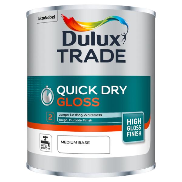 Dulux Trade Quick Dry Gloss Medium Base 1L