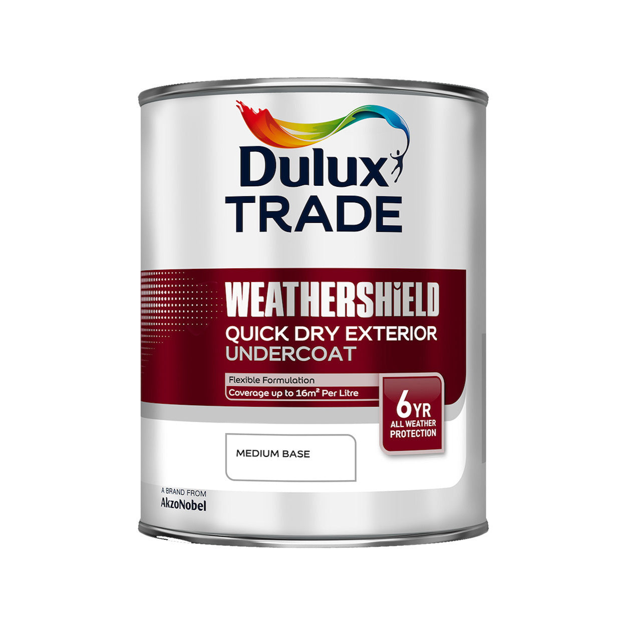 Dulux Weathershield Quick Dry Undercoat Medium Base 1L