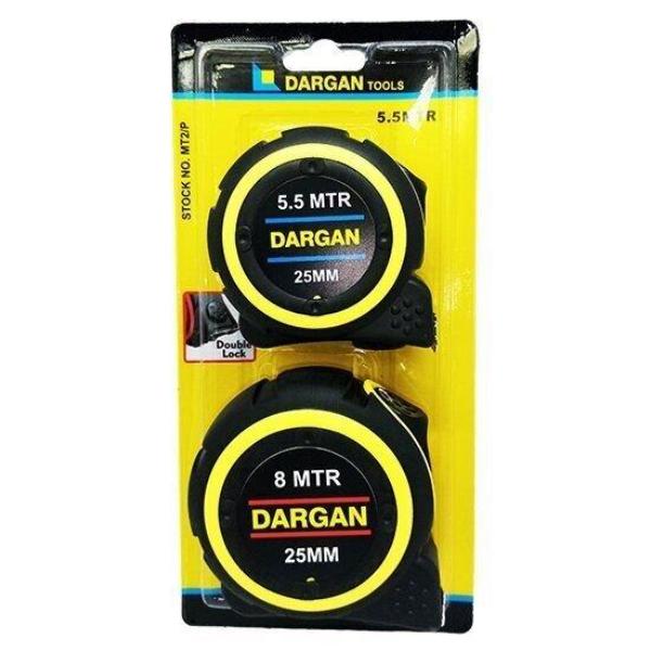 Dargan 5.5m &amp; 8m Measuring Tape Set