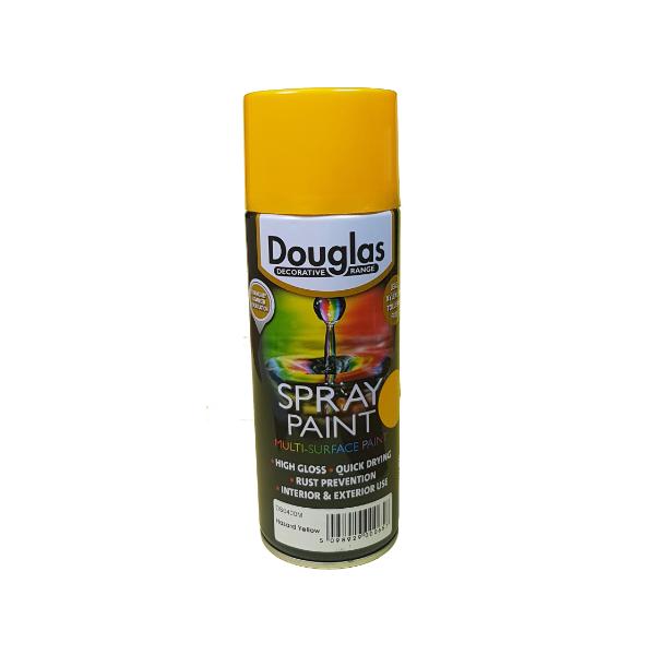 Multi Surface Spray Paint 400ml Hazard Yellow