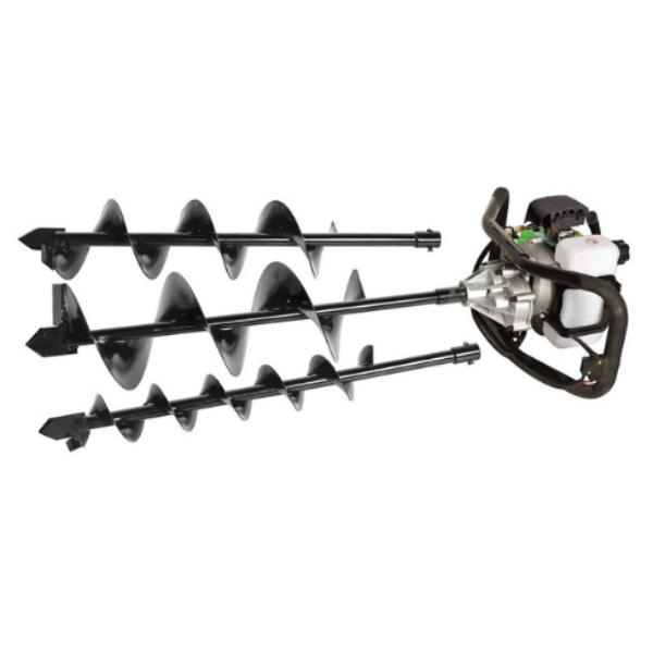 Draper 52CC Petrol 2 Stroke Earth Auger 3 Drill Bit Kit