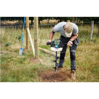 Draper 52CC Petrol 2 Stroke Earth Auger 3 Drill Bit Kit