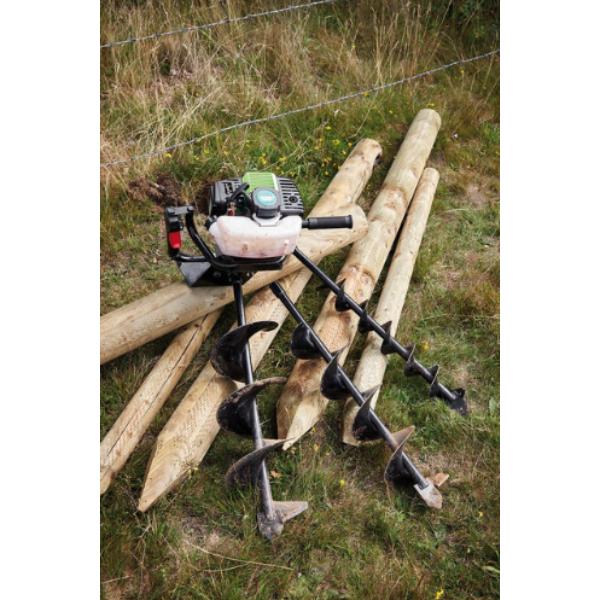 Draper 52CC Petrol 2 Stroke Earth Auger 3 Drill Bit Kit