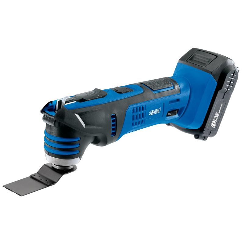 Draper D20/20V Oscillating Multi Tool With 2Ah Battery &amp; Charger