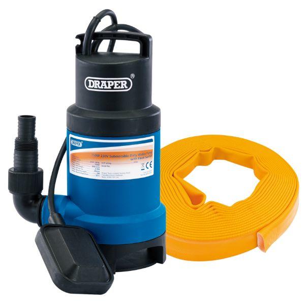 Submersible Pump 200ltr &amp; Hose (Dirty Water)