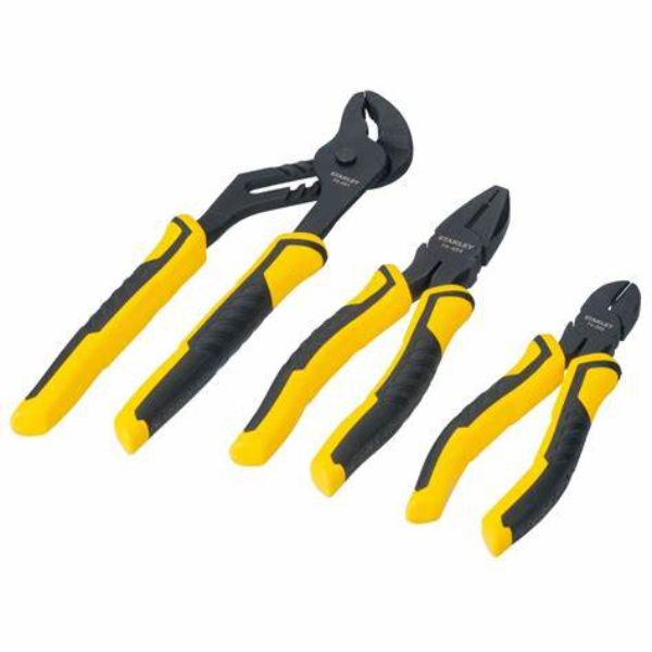Stanley Dyna Grip Set Set Of 3 Pliers