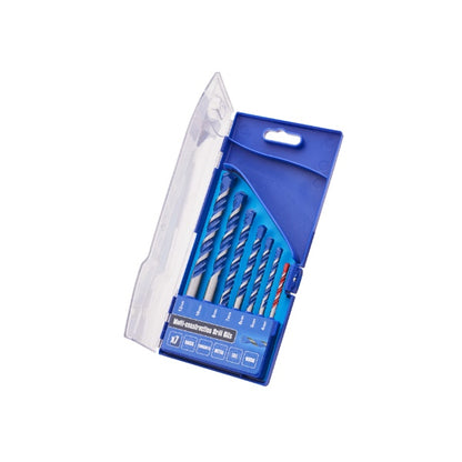 Faithfull Multi Construction Drill Set 7Pc 4-12mm