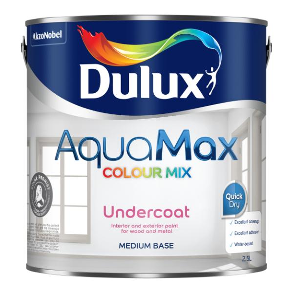 Dulux Aquamax U/Coat Medium Base  2.5L