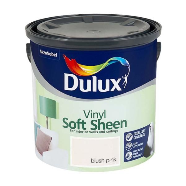 Dulux Walls &amp; Ceilings Soft Sheen Blush Pink 2.5L