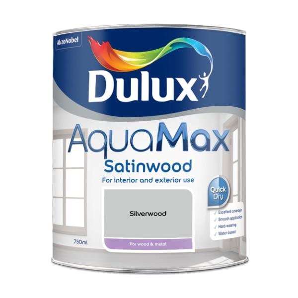 Dulux Aquamax Satinwood Silverwood 750Ml