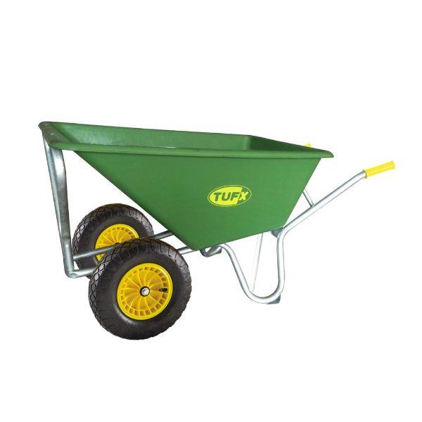 TUFX AGRI PRO 160L TWIN WHEELBARROW