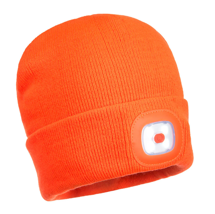 Portwest Rechargable LED Beanie Orange