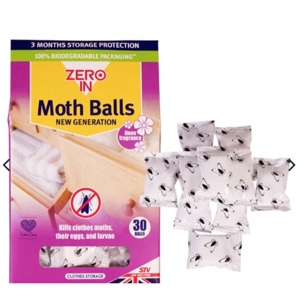 Zero In Moth Balls 30 Pack